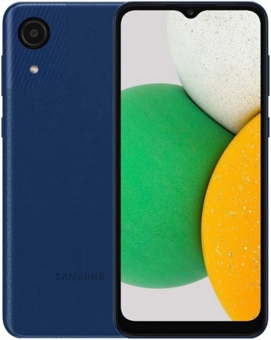 Смартфон Samsung Galaxy A03 Core 2/32Гб Blue (SM-A032FZBDSER), фото 1